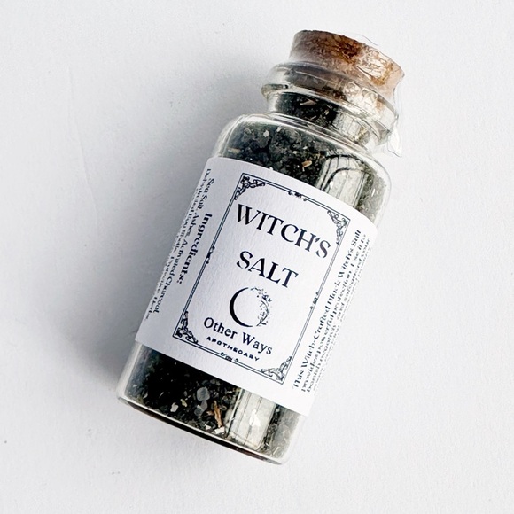 Hand Crafted, Blessed Witches Black Salt for Rituals, Spell casting, Protection​ - Picture 2 of 4
